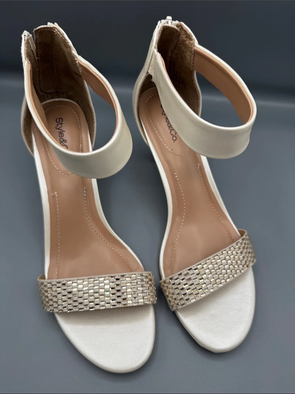 Style & Co Women's Phillys Two-Piece Evening Sandals - Picture 2 of 4